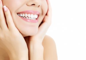 Woman smiling